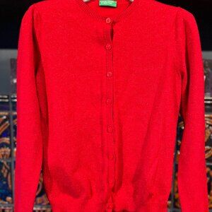 United Colors of Benetton Girls Cardigan Sweater | Size XL (10-11 Years)